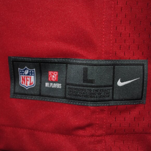 San Francisco 49ers 75th ANNIVERSARY MEN'S JERSEY (L) NAME ERROR - Picture 3 of 7